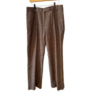 Jones New York Dress Pants Brown Tweed 10